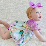 Summer Princess Floral  Romper