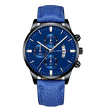 Men's Crystal Stainless Steel Analog Quartz Wrist Watch